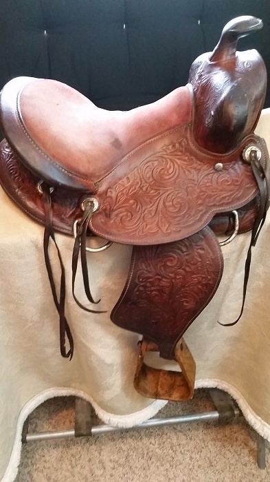 after picture of youth saddle